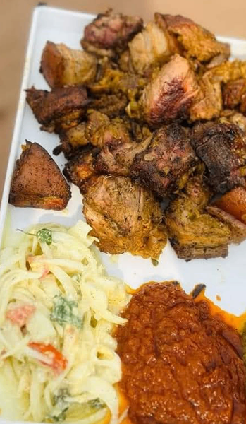 PORC AFRICAIN BRAISÉ