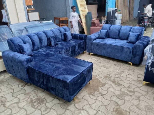 Ensemble canapé d'angle moderne