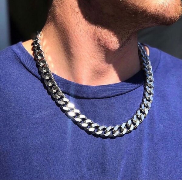 Collier Gourmette en Acier