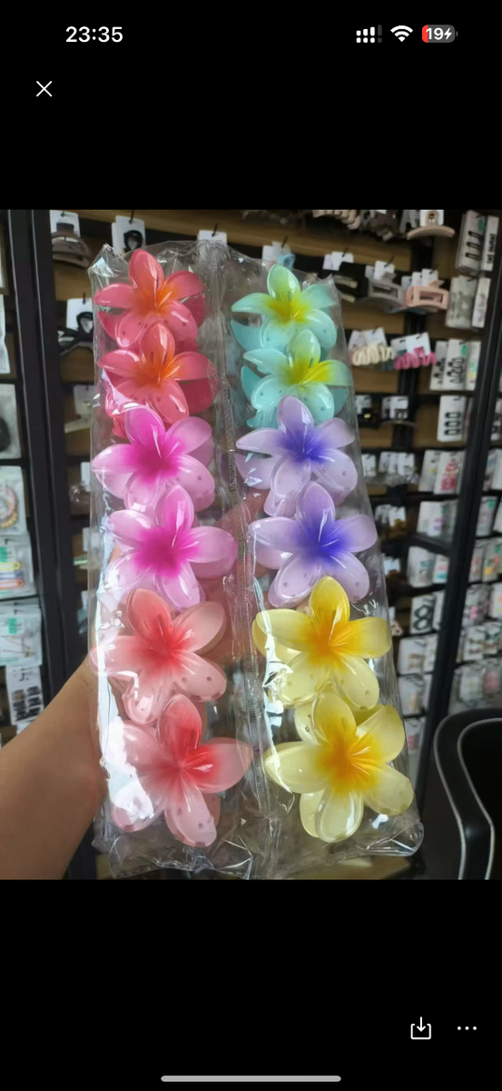 Pince à fleur pour cheveux