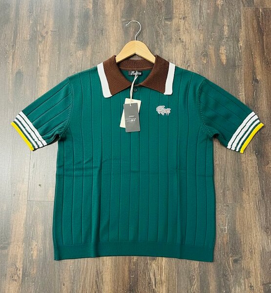Polo Lacoste verte pour homme