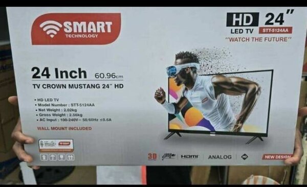 Téléviseur LED HD 24" Crown Mustang