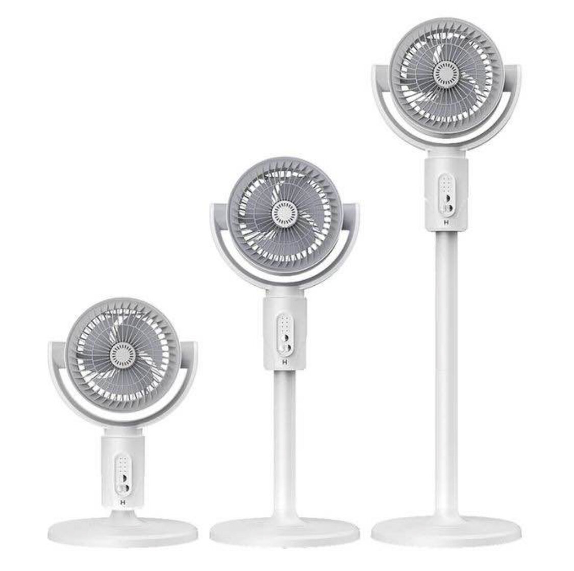 Ventilateur sur Pied Réglable avec Télécommande