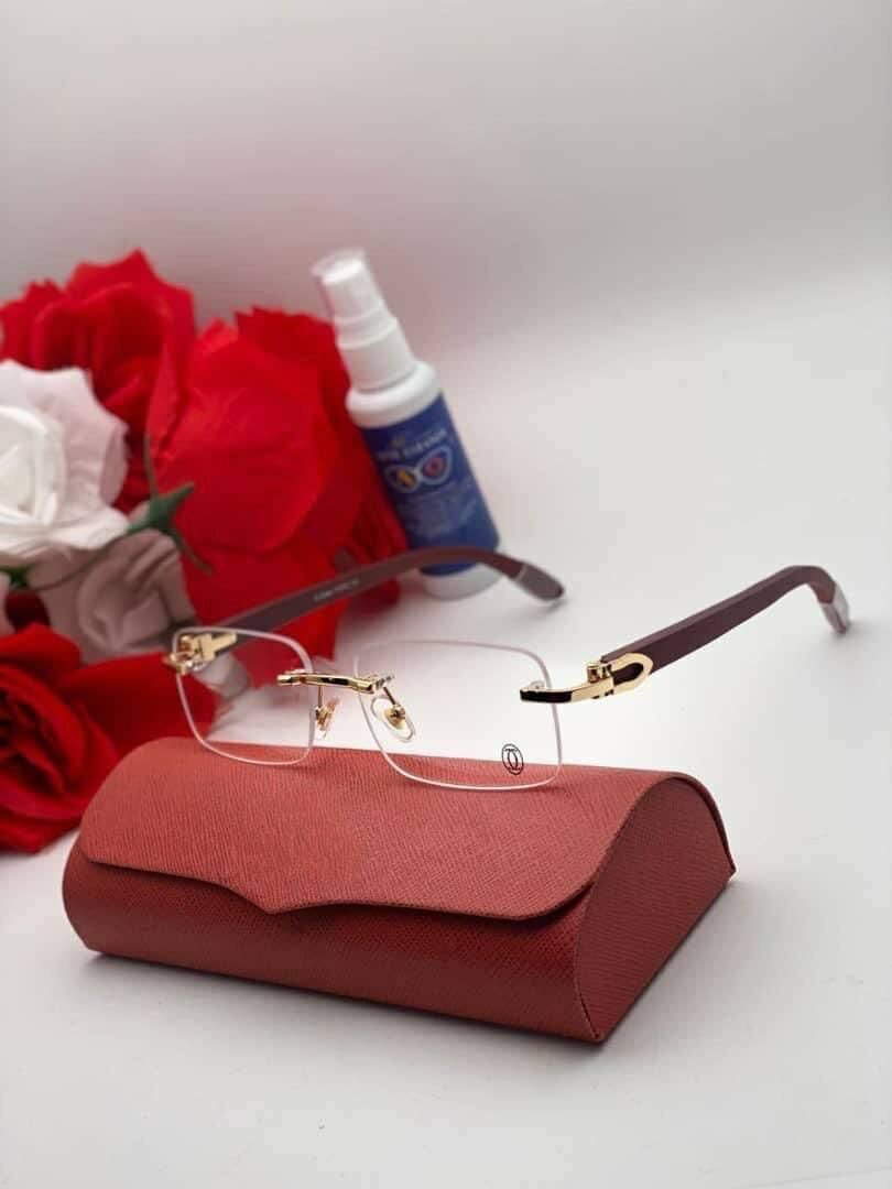 Lunettes élégantes avec boîtier