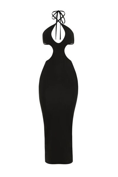 Robe élégante découpée