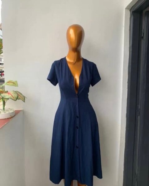 Robe élégante imprimée femme