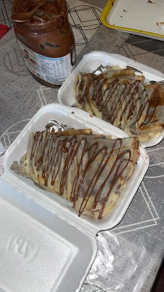Crêpes au Chocolat nutella