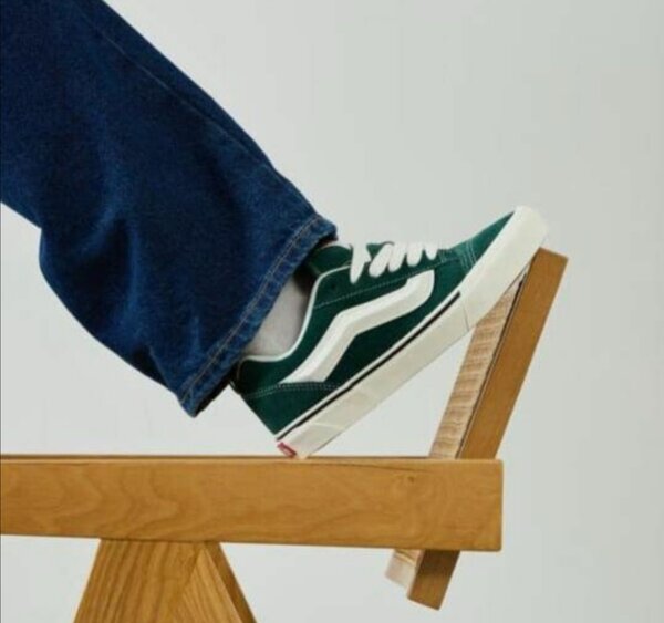 Baskets en toile vertes