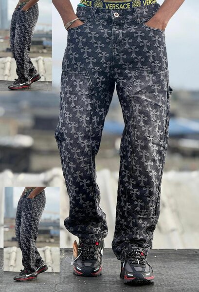 Jeans pour Hommes à Motifs