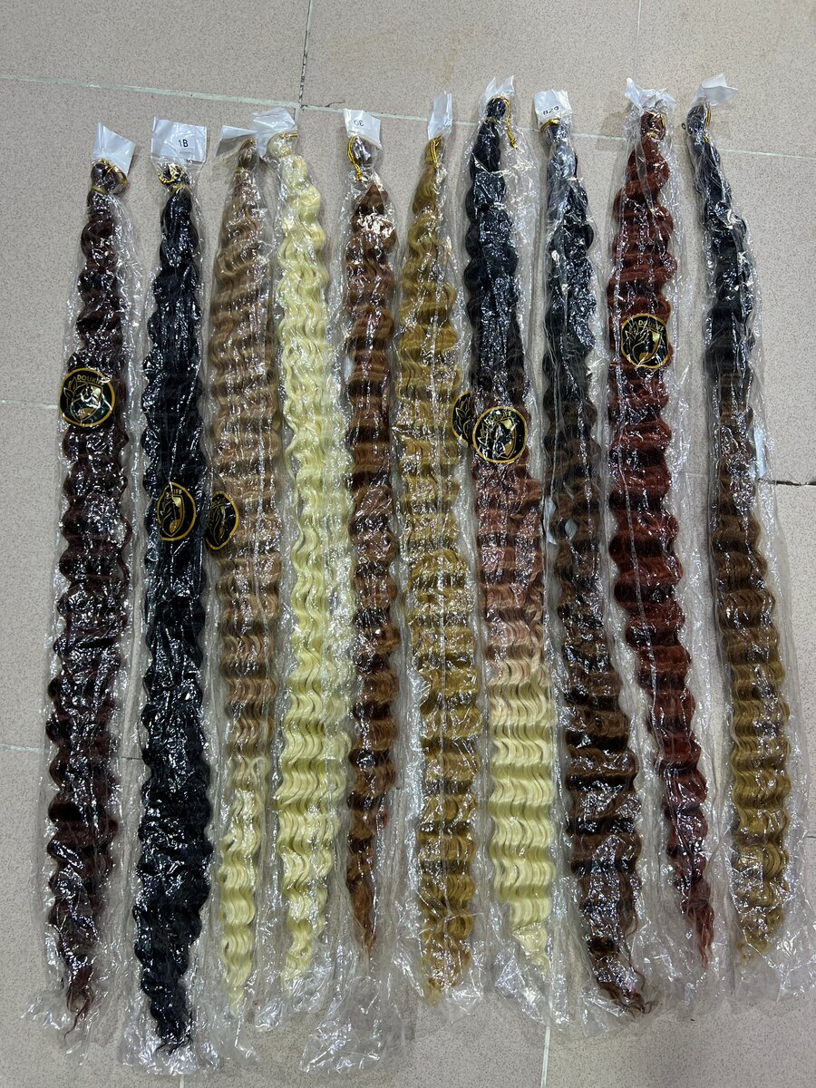 Mèches Ondulées Multicolores