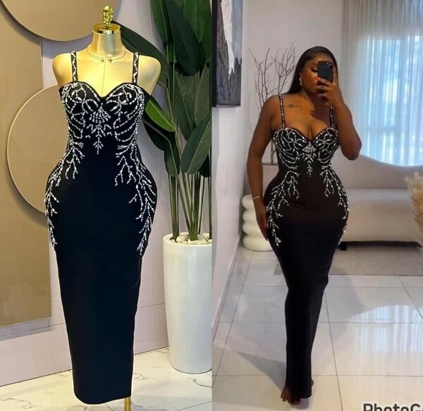 Robe élégante à strass