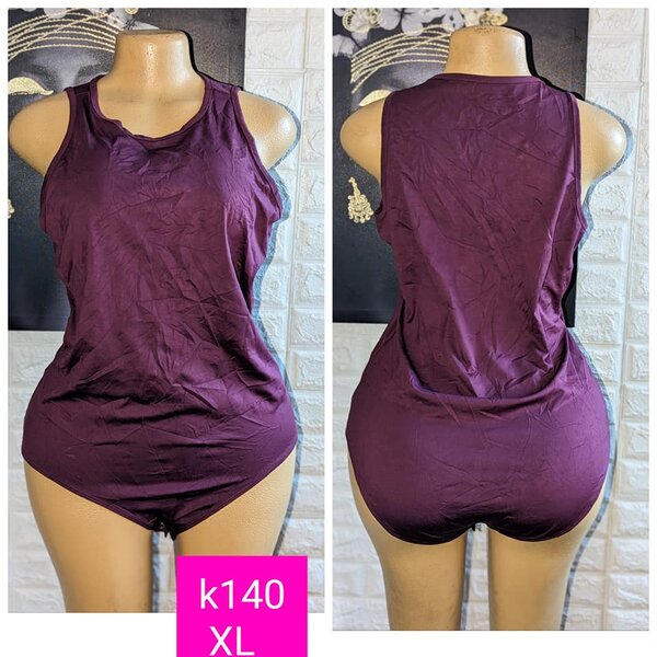 Beautiful and stylish women's bodysuit dark purple