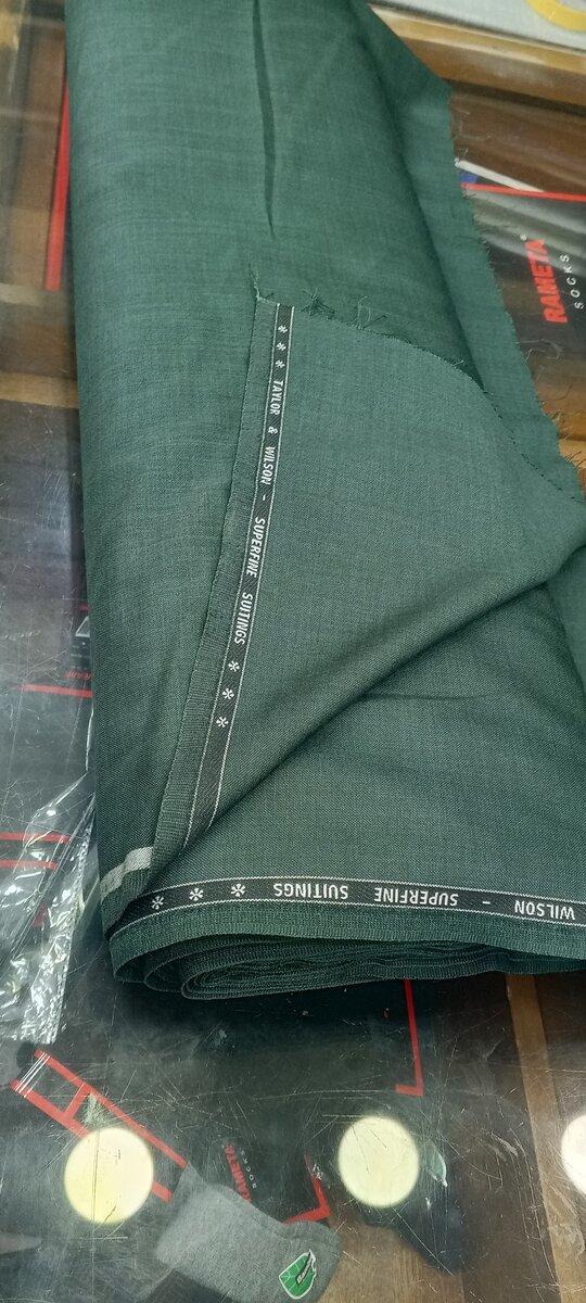 Tissu Costume Vert Superfin