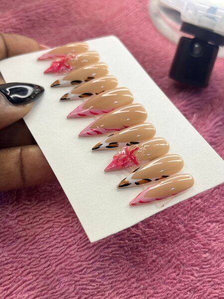 Faux ongles pour femmes, 12 pièces