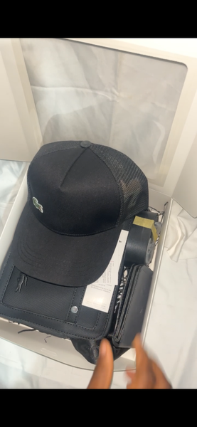 Casquette noire élégante