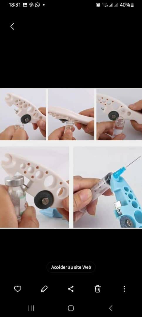 Ouvre ampoule médical