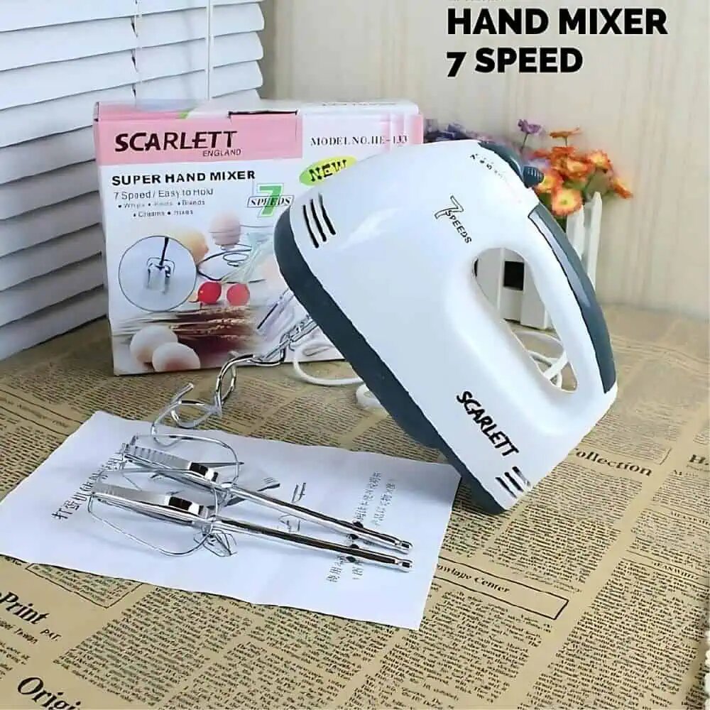 Mixeur à Main 7 Vitesses Scarlett