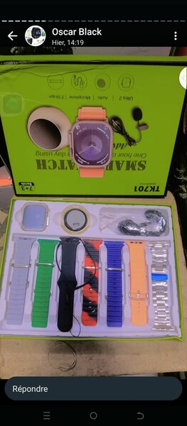 Montre connectée avec mini haut parleur