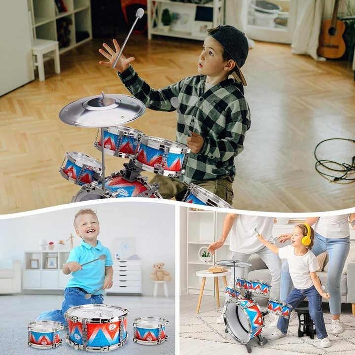 Kit de batterie Sit Down 6 pièces pour enfants