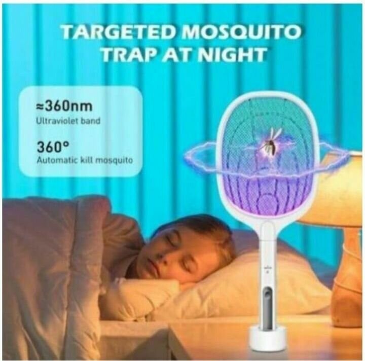 Raquette anti-moustique rechargeable USB