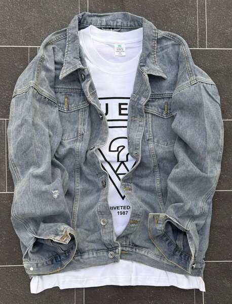 Veste en jean homme