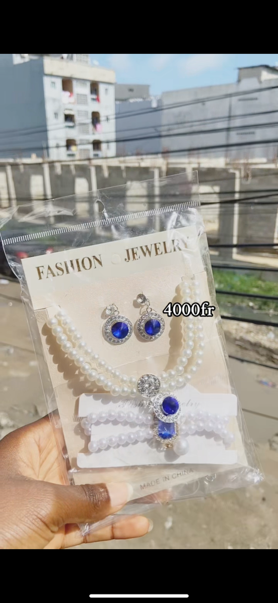 Parure Perles Étincelantes