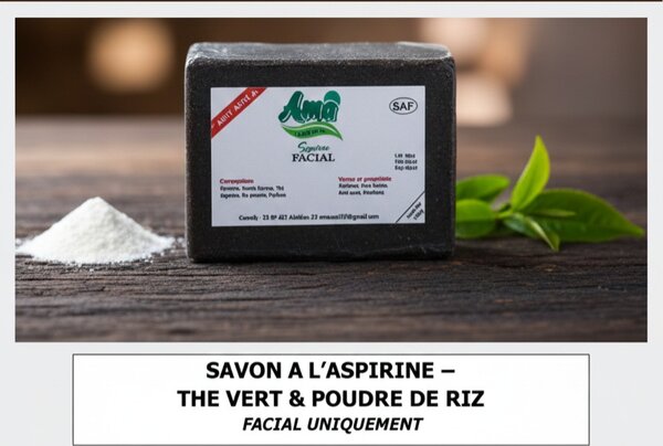 Savon Facial Aspirine et Thé Vert