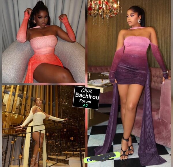 Robe rayée à manches longues