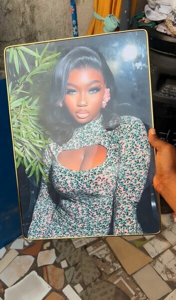 Portrait photo grand format décoratif