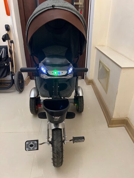 Трёхколёсный велосипед Cool Guy CCGY серый