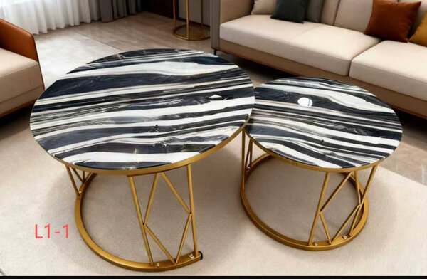 Tables basses marbrées élégantes