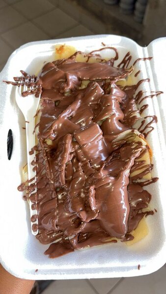 Crêpes au chocolat délicieux