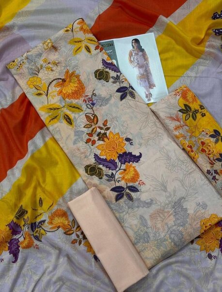 Lady's 3pc Unstich Lawn Suits