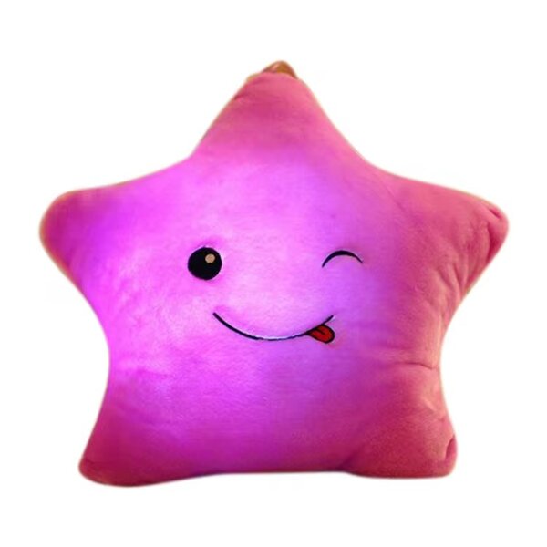 Coussin étoile lumineux LED
