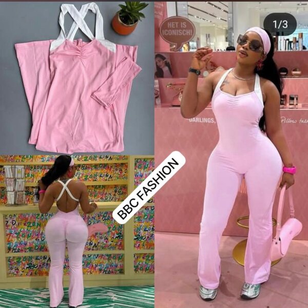 Combinaison Rose Élégante