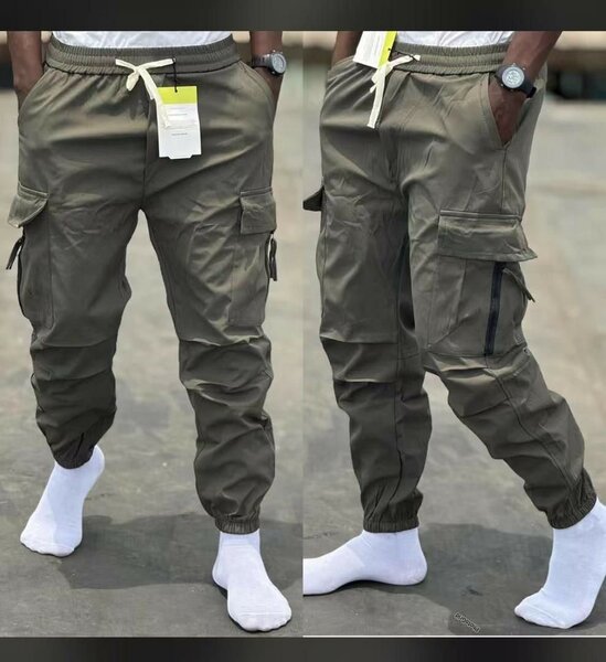 Pantalon cargo homme gris