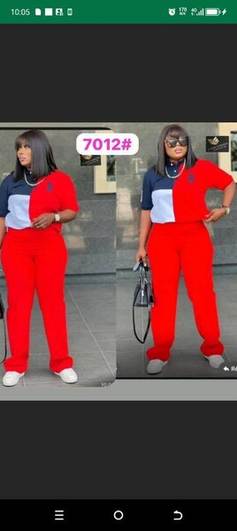 Ensemble bicolore chic