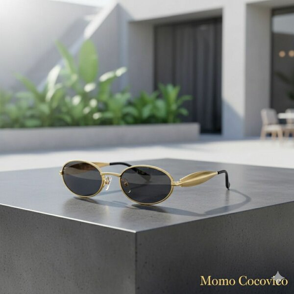 Lunettes de soleil ovales élégantes