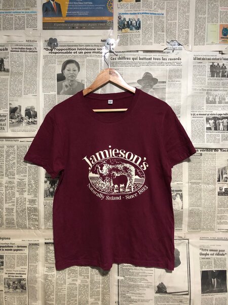 T-shirt vintage Jamieson's en coton