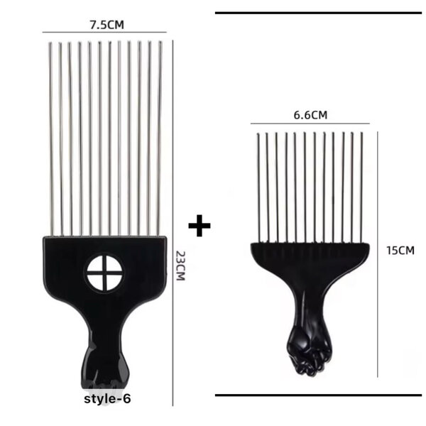 PEIGNE AFRO LONG &PETIT