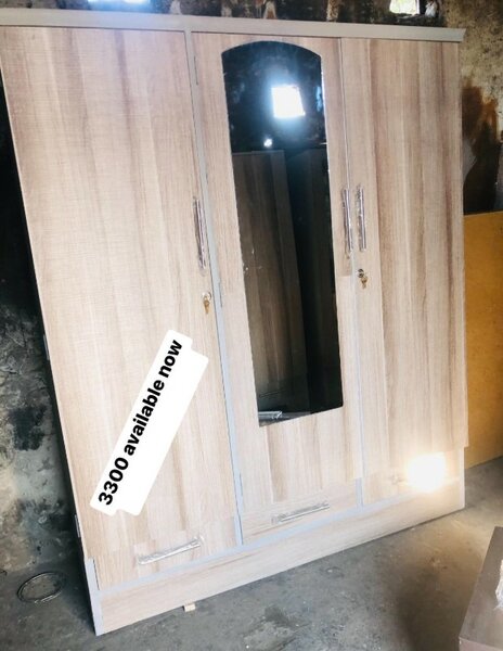 Beautiful wardrobe with mirror