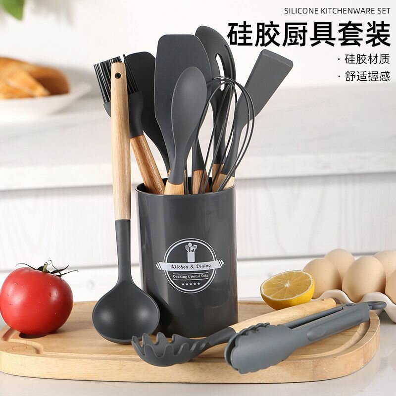 Silicone spoons set