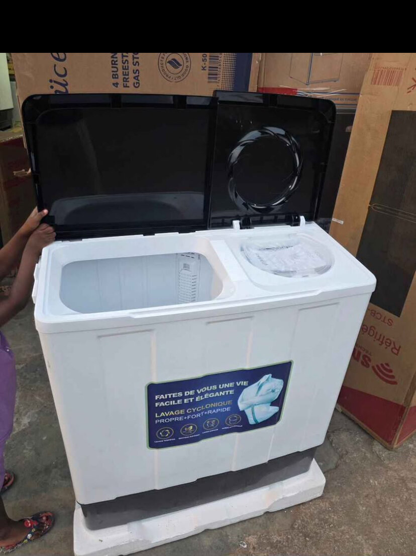 Lave-linge semi-automatique double cuve