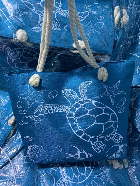 Sac de Plage Tortue en Toile