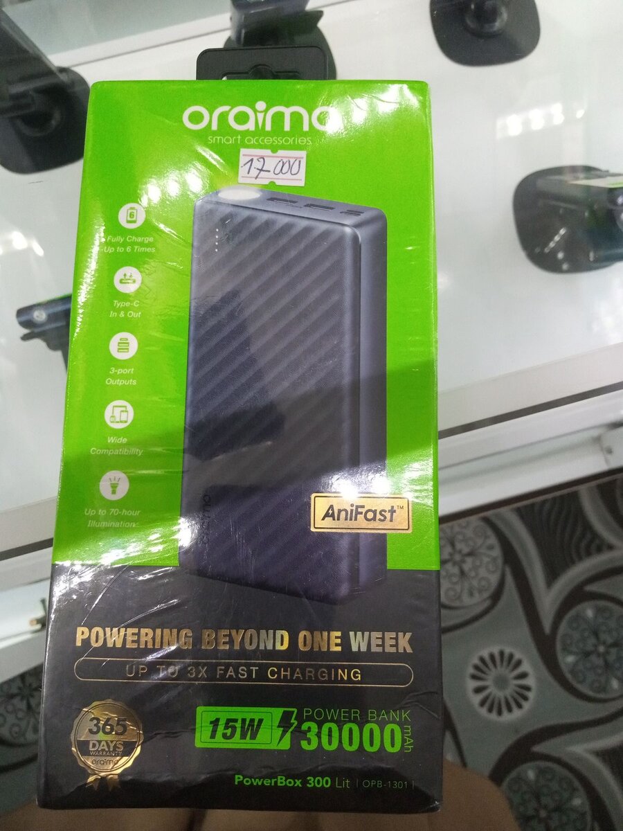 Batterie externe 15W 30000mAh