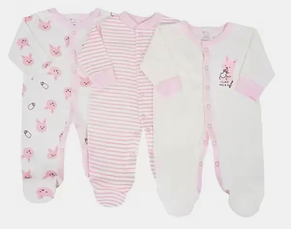 Lot 3 Grenouillères fille