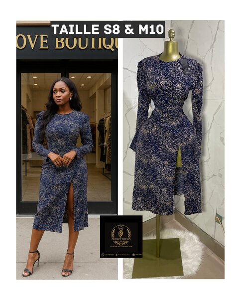 Robe élégante à fente