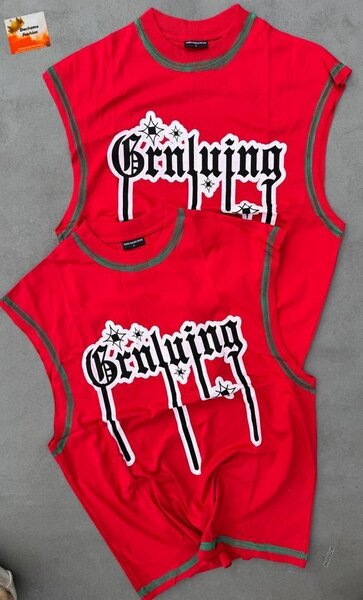 Débardeurs unisexes imprimés tendance