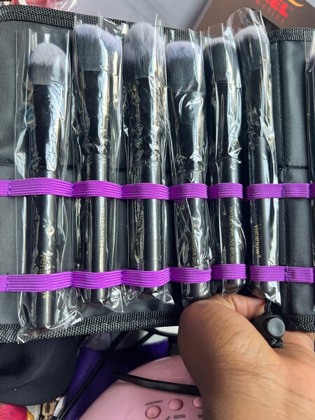 Set de pinceaux maquillage 12 pièces