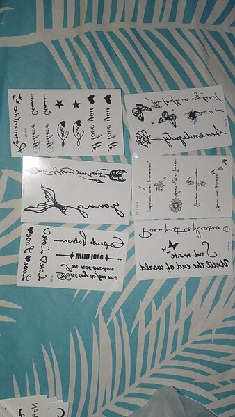 Tatouages Temporaires Style Minimaliste